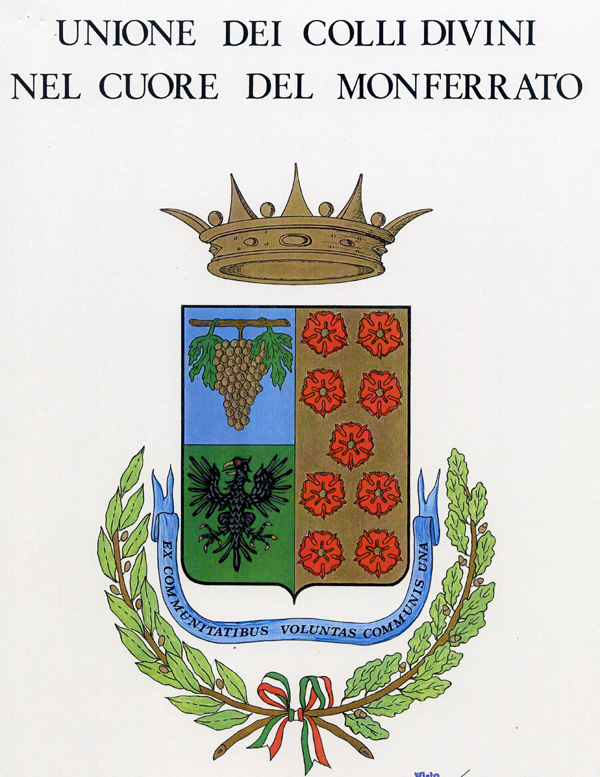Emblema dell'Unione dei Colli Divini nel Cuore del Monferrato 